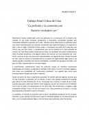 La película y la conexión con Nuestro verdadero ser