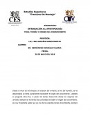 Teoría y origen del conocimiento