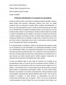 El Derecho Administrativo y la ocupación de vías públicas