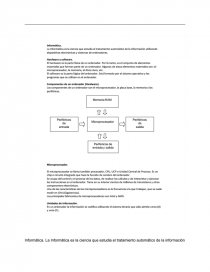 Informática. La Informática es la ciencia que estudia el tratamiento automático de la información utilizando dispositivos electrónicos y sistemas de ordenadores. Página 1
