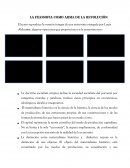 LA FILOSOFIA COMO ARMA DE LA REVOLUCIÓN