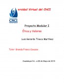 Universidad Cnci Virtual Etica y Valores Proyecto modular I