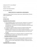 TRABAJO PRÁCTICO DE LABORATORIO: HIDROCARBUROS