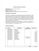 Informe financiero NO. FOD-018-2015