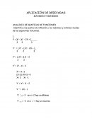 Apicacion de derivadas