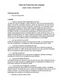 Quien mato a Rosendo?