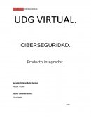 CIBERSEGURIDAD. Producto integrador.