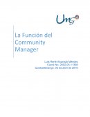 Función del comunity manager