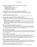 CUESTIONARIO. ¿Cuáles son los problemas que plantea el Estudio reflexivo acerca del Estado?