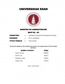 Evaluacion Financiera de Proyectos de Inversion - Caso Vulcano