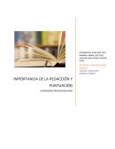 Importancia de la redacción y puntuación.
