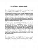 ¿Por qué fracasa el sistema por puntos?