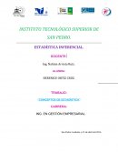 TRABAJO: ESTADÍSTICA