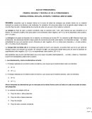 GUÍA DE TERMODINÁMICA.