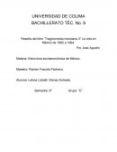 “Tragicomedia mexicana 3” La vida en México de 1982 a 1994.