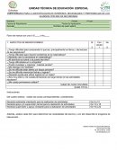 CUESTIONARIO PARA LA IDENTIFICACION DE INTERESES, NECESIDADES Y PREFERENCIAS DE LOS ALUMNOS CON NEE DE SECUNDARIA