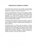 PRINCIPIOS DEL DESARROLLO HUMANO