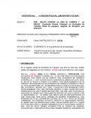 Atestado caida de pasajero.