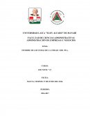 NFORME DE LOS TEMAS DE LA UNIDAD 1 DEL PEA.