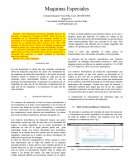 Maquinas especiales.