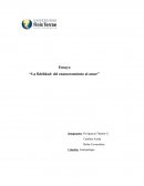 Ensayo “La fidelidad: del enamoramiento al amor”