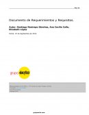 Documento de Requerimientos y Requisitos.