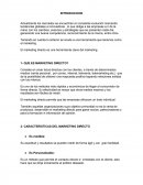 QUE ES MARKETING DIRECTO?