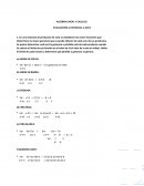 Algebra lineal y calculo