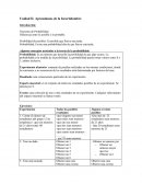 Unidad II. Aprendamos de la Incertidumbre