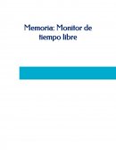 Memoria Prácticas Monitor tiempo libre.