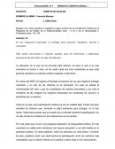 EVALUACIÓN N° 1 DERECHO CONSTITUCIONAL I