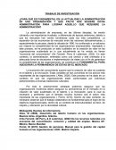 Gestión del capital humano en las organizaciones