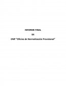 ONP “Oficina de Normalización Provisional”
