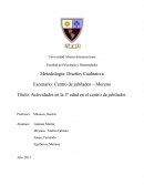 Actividades en la 3ª edad en el centro de jubilados