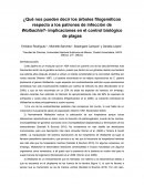 ¿Qué nos pueden decir los árboles filogenéticos respecto a los patrones de infección de Wolbachia?