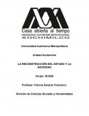 LA RECONSTRUCCIÓN DEL ESTADO Y LA SOCIEDAD