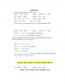 ESTEQUIOMETRIA.Balancee las siguientes ecuaciones