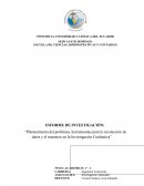 Planteamiento del problema, herramientas para la recolección de datos y el muestreo en la Investigación Cualitativa