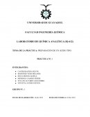 TEMA DE LA PRÁCTICA: PREPARACIÓN DE UN ÁCIDO TIPO.