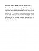 Opinión Personal Del Relato de la Caverna