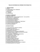 TABLA DE CONTENIDO DEL INFORME ETAPA PRODUCTIVA