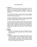 Plan Anual de Biblioteca.