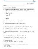 MATEMÁTICA. POLINOMIOS Y ECUACIONES.