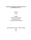 PREVENCIÓN DEL EMBARAZO A TEMPRANA EDAD EN LA INSTITUCIÓN EDUCATIVA.