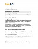 INSTRUCCIONES GENERALES Entrega de Encargo con Presentación