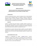 MEMORIA DESCRIPTIVA DE UN CESSA