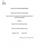 Cuadro sinóptico de las Disposiciones Generales Impuesto Sobre la Renta Personas Morales