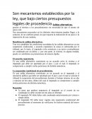 SUSPENSIÓN CONDICIONAL DEL PROCEDIMIENTO