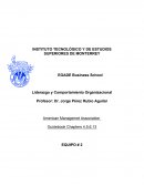 Liderazgo y Comportamiento Organizacional.