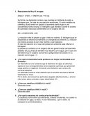 Informe de Reacciones de desplazamiento y Electrolitos